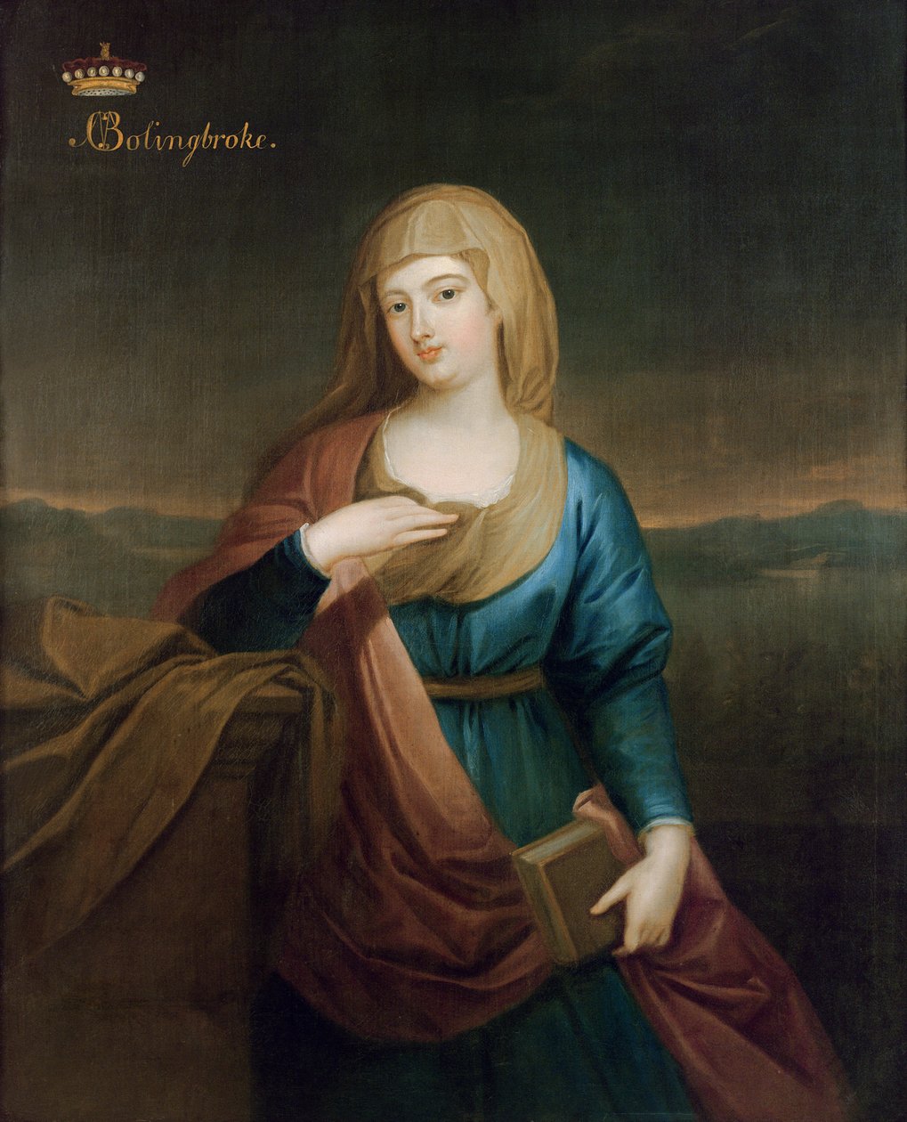 Portret Marie Claire Deschamps de Marcilly (1675-1750), drugiej żony Henryka, I wicehrabiego Bolingbroke, c.1720 autorstwa Enoch Seeman