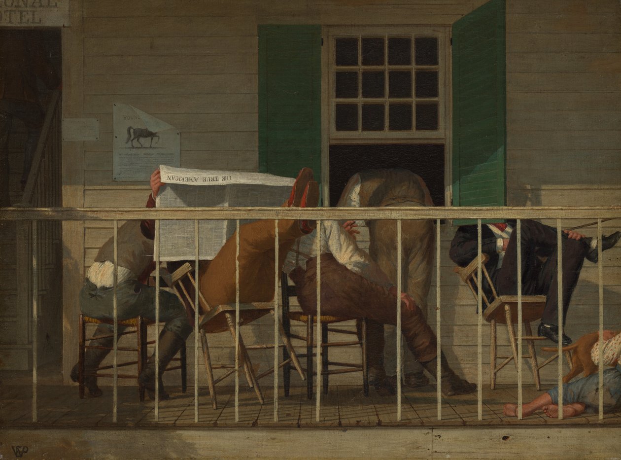 Prawdziwy Amerykanin, ca. 1874. autorstwa Enoch Wood Perry