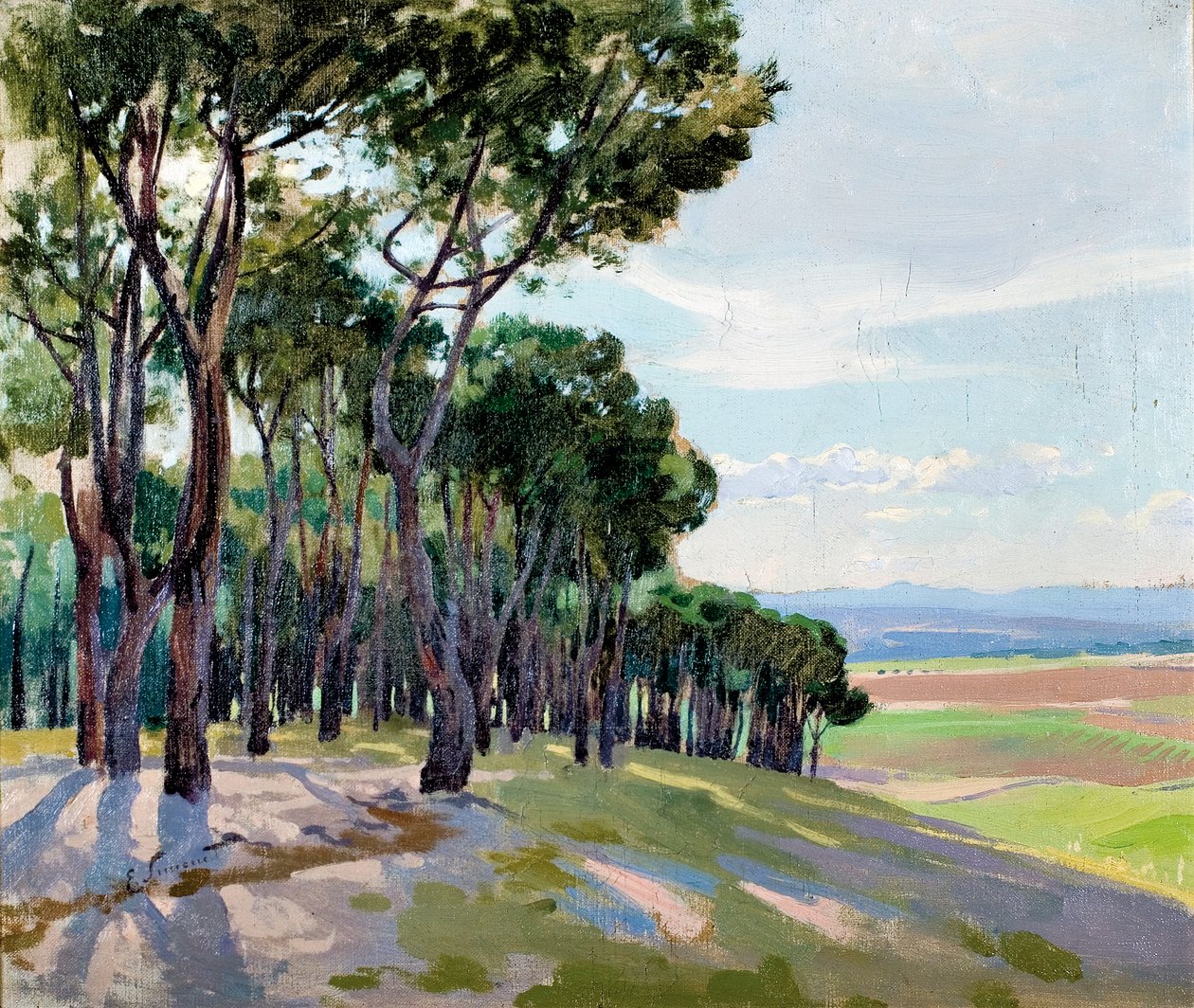 Krajobraz La Moncloa autorstwa Enrique Simonet