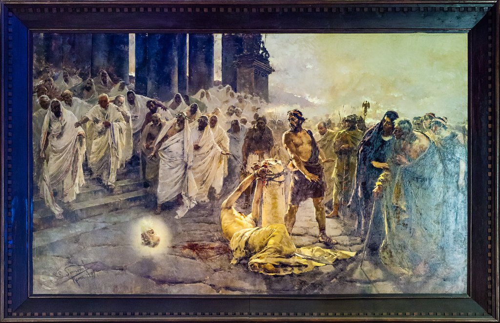 Ścięcie św. Pawła autorstwa Enrique Simonet