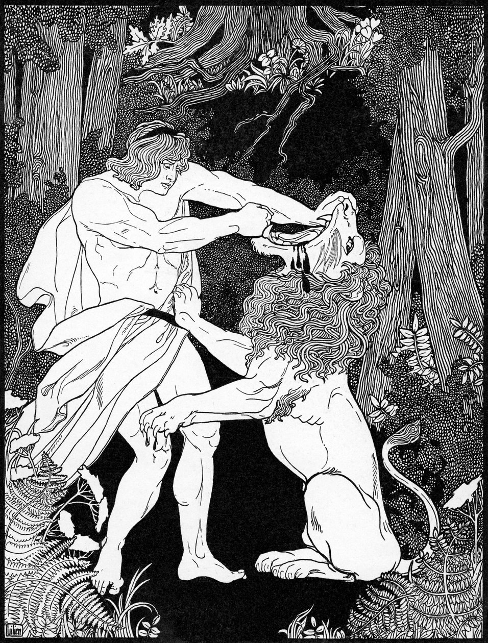 W LILIACH autorstwa Ephraim Moses Lilien