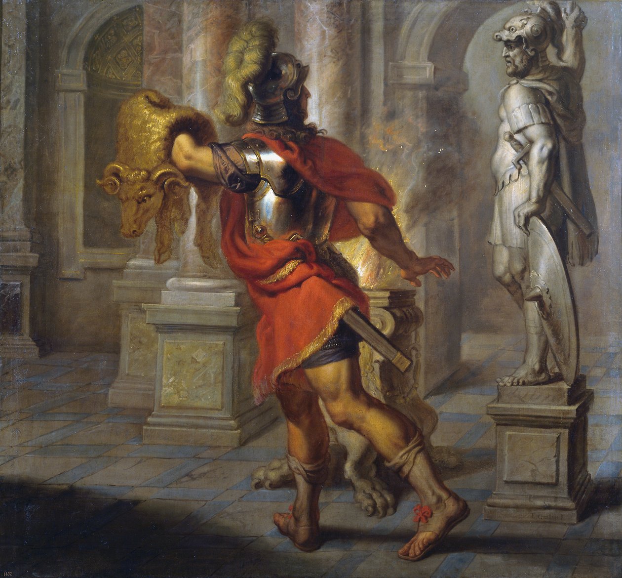 Jason ze złotym runem autorstwa Erasmus Quellinus II