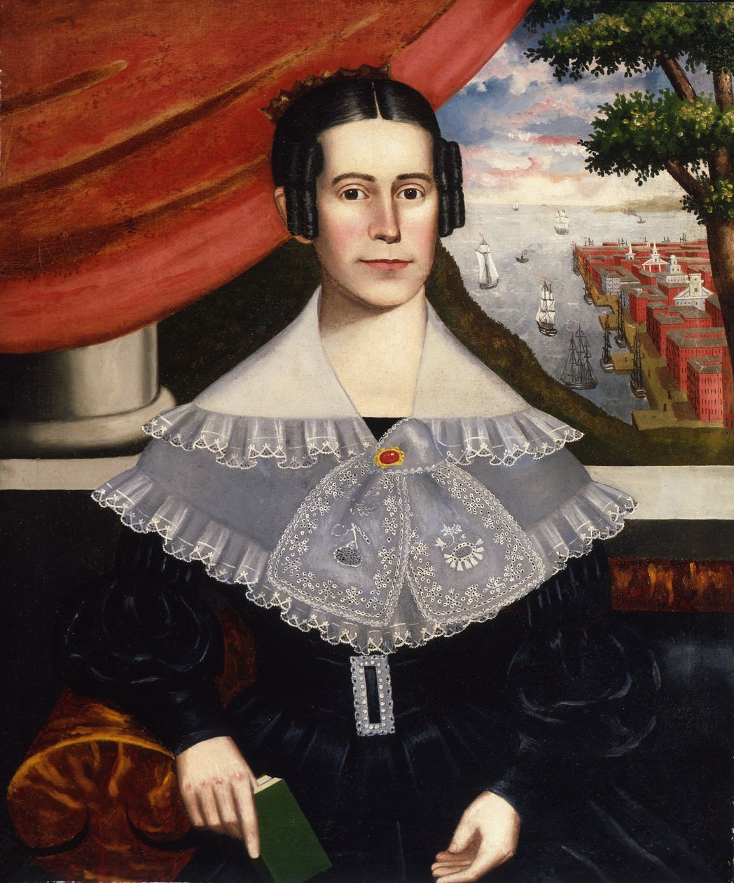 Louisa Galland Cook Moore, 1838 autorstwa Erastus Salisbury Field