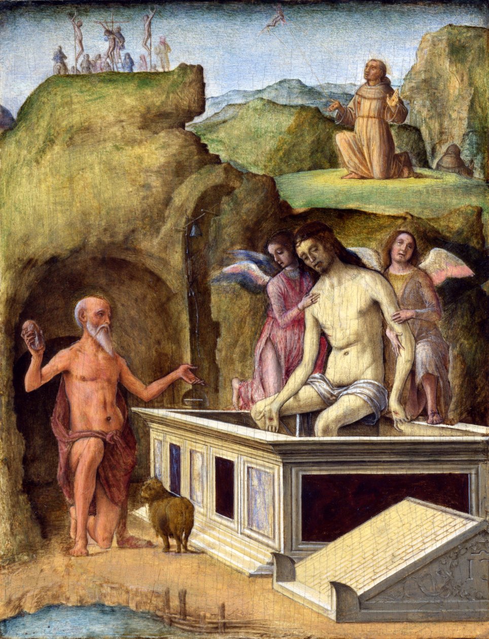 Martwy Chrystus autorstwa Ercole de Roberti