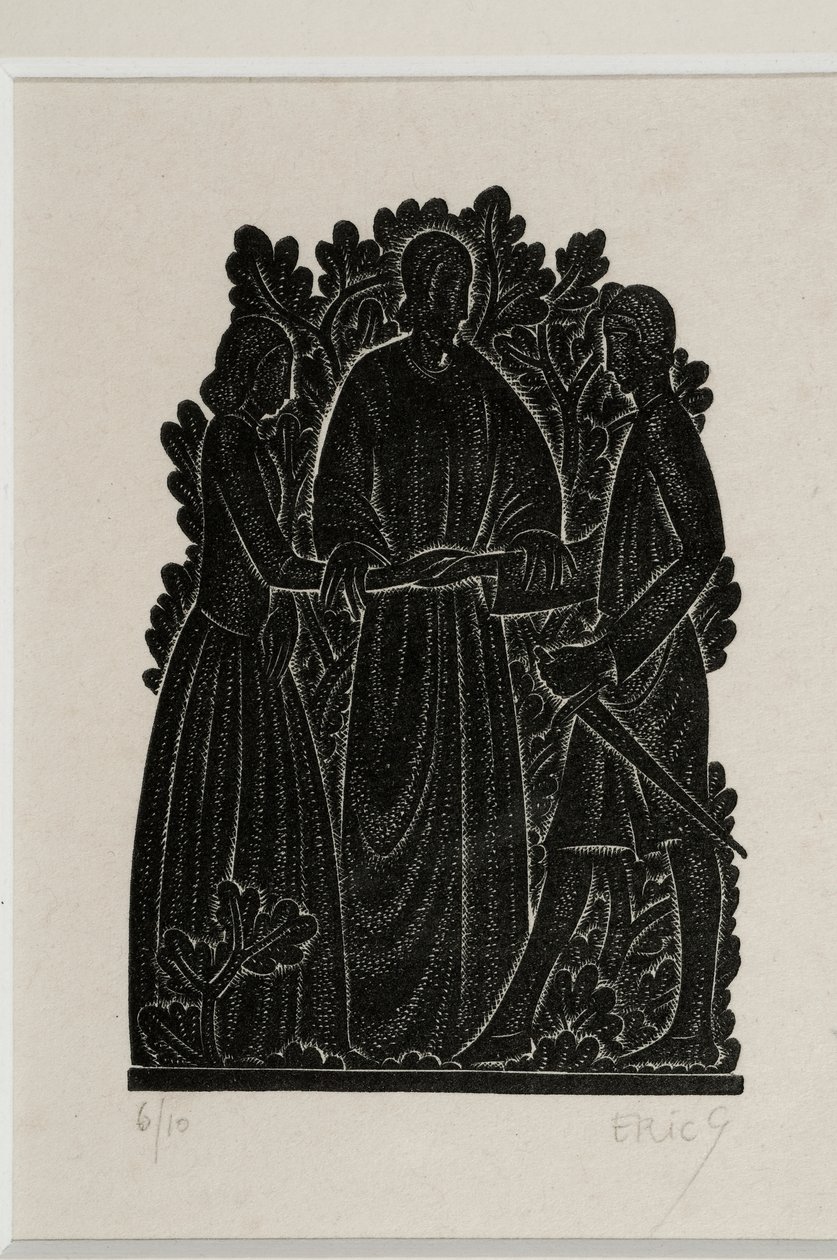 Małżeństwo (drzewryt) autorstwa Eric Gill