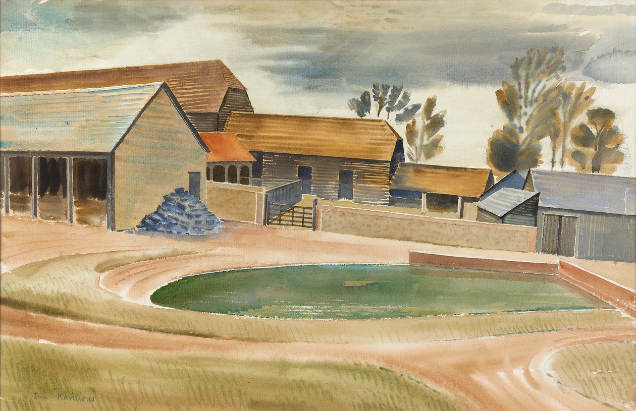 Gospodarstwo (wc na papierze) autorstwa Eric Ravilious