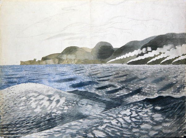 Przepływ Scapa autorstwa Eric Ravilious