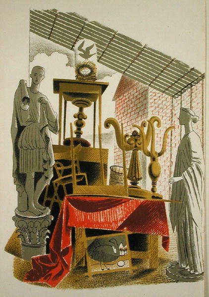 Meble używane i efekty autorstwa Eric Ravilious