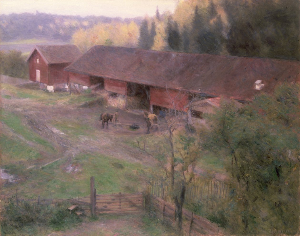 Jesień, 1891 autorstwa Erik Theodor Werenskiold
