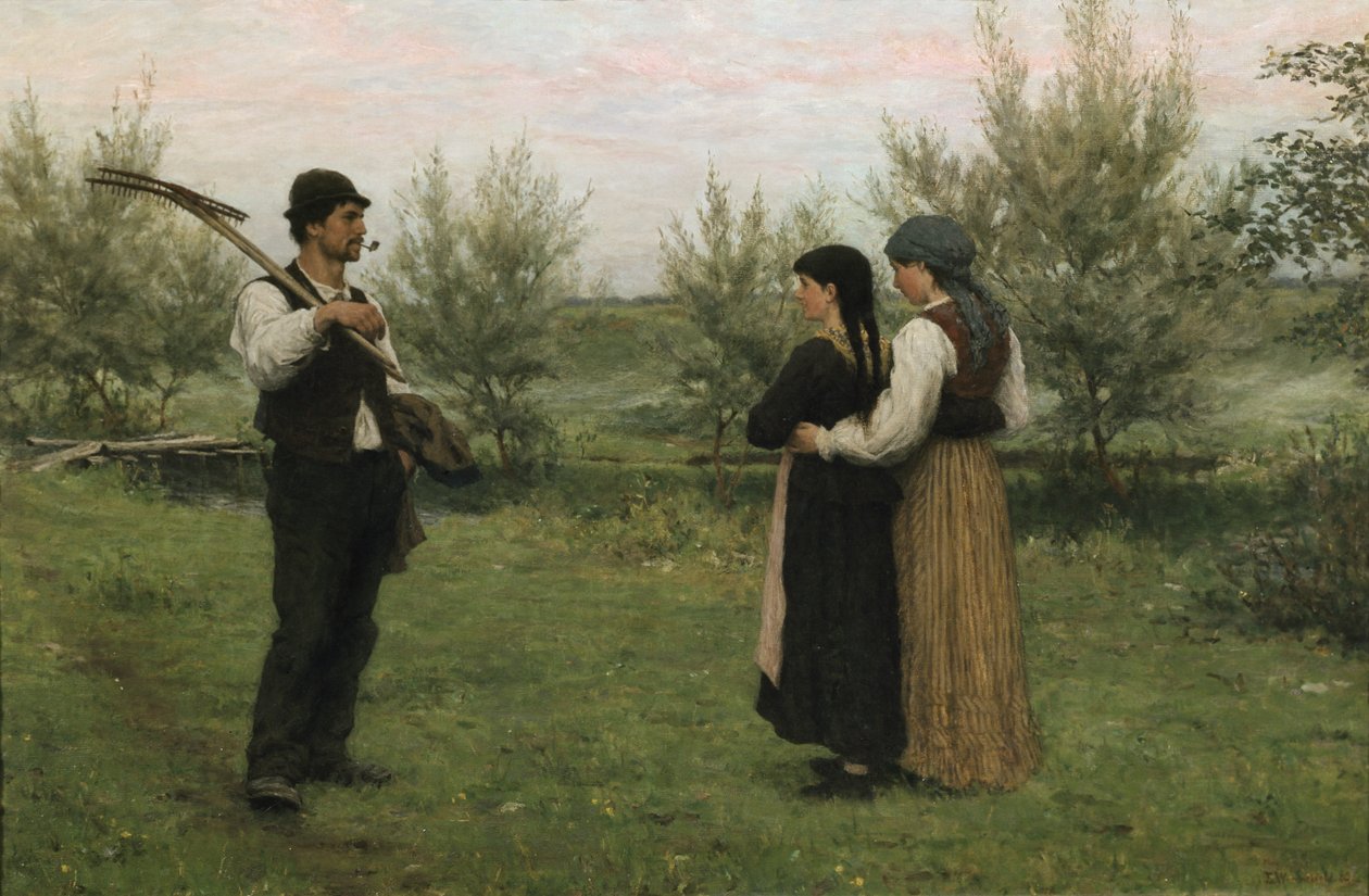 Spotkanie autorstwa Erik Theodor Werenskiold