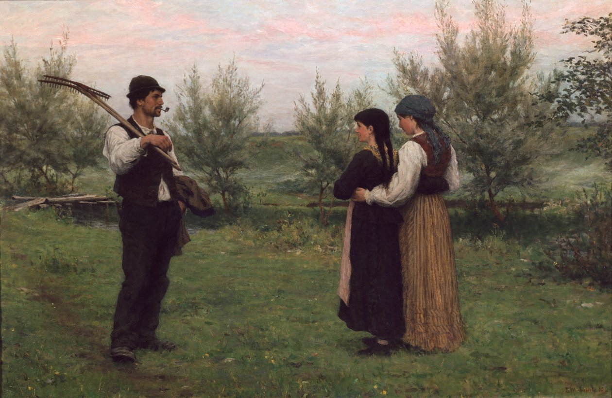 Spotkanie autorstwa Erik Theodor Werenskiold