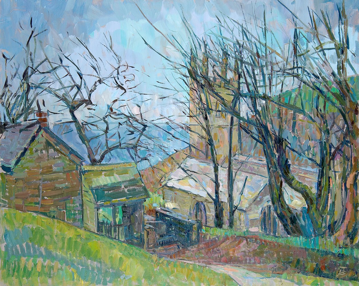 Wielebny Hawkers Church w Morwenstow autorstwa Erin Townsend