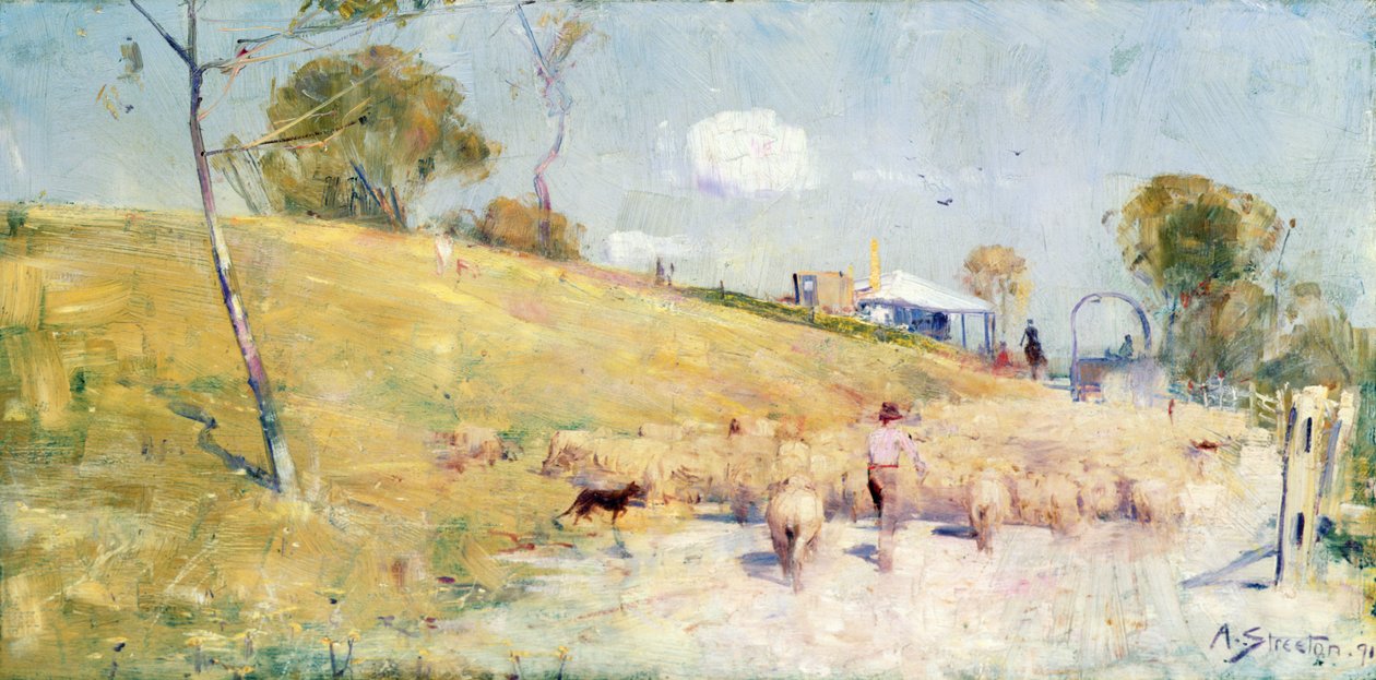 Letni przejazd, Australia autorstwa Arthur Streeton