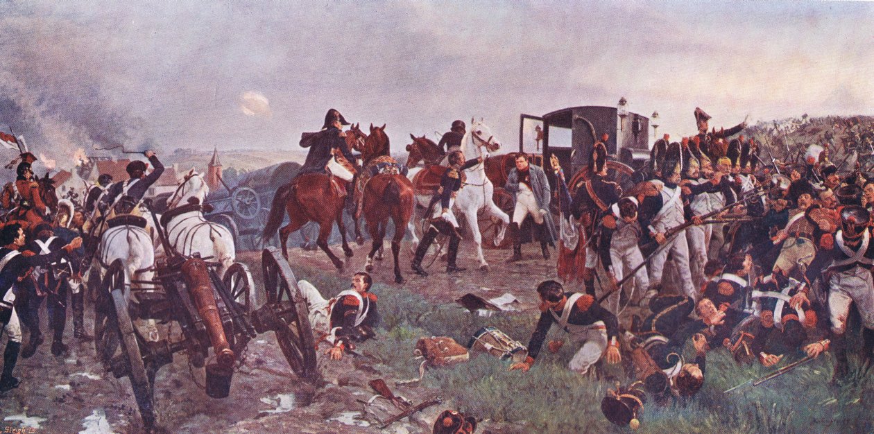 Wieczorem Waterloo AD 1815 autorstwa Ernest Crofts