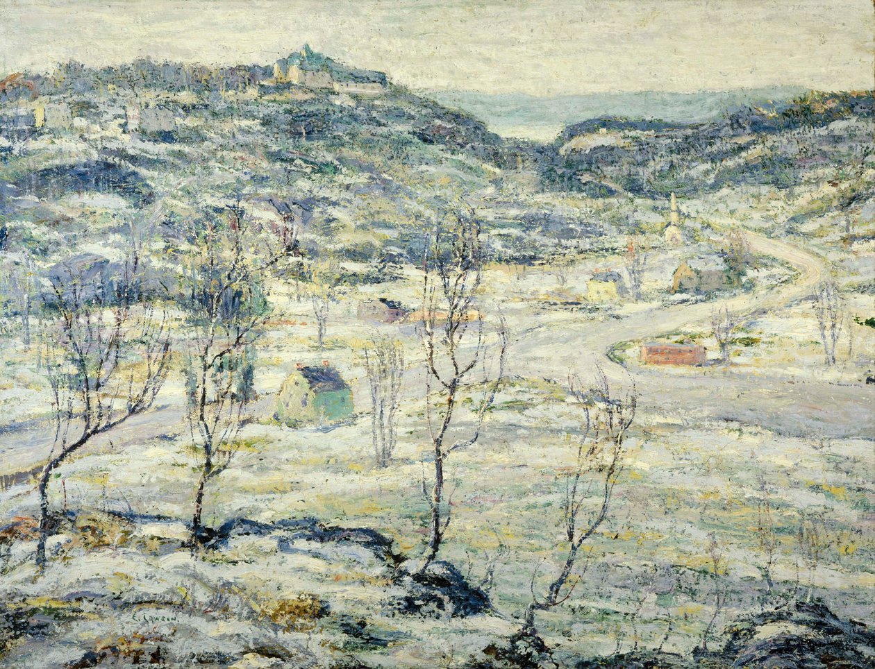 Dolina Harlemu, Zima autorstwa Ernest Lawson