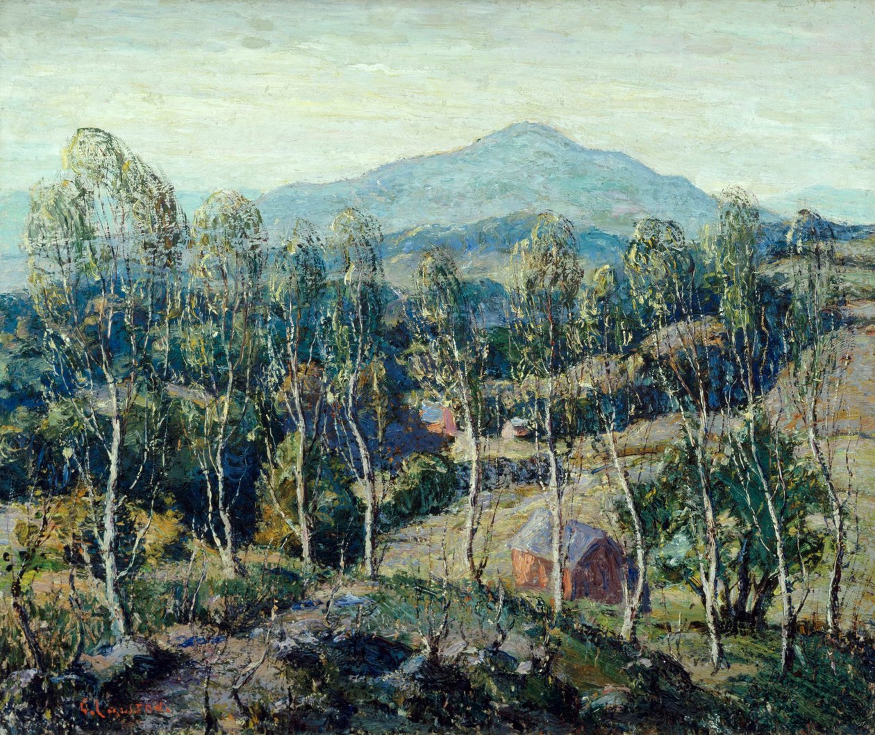 Brzozy Nowej Anglii autorstwa Ernest Lawson