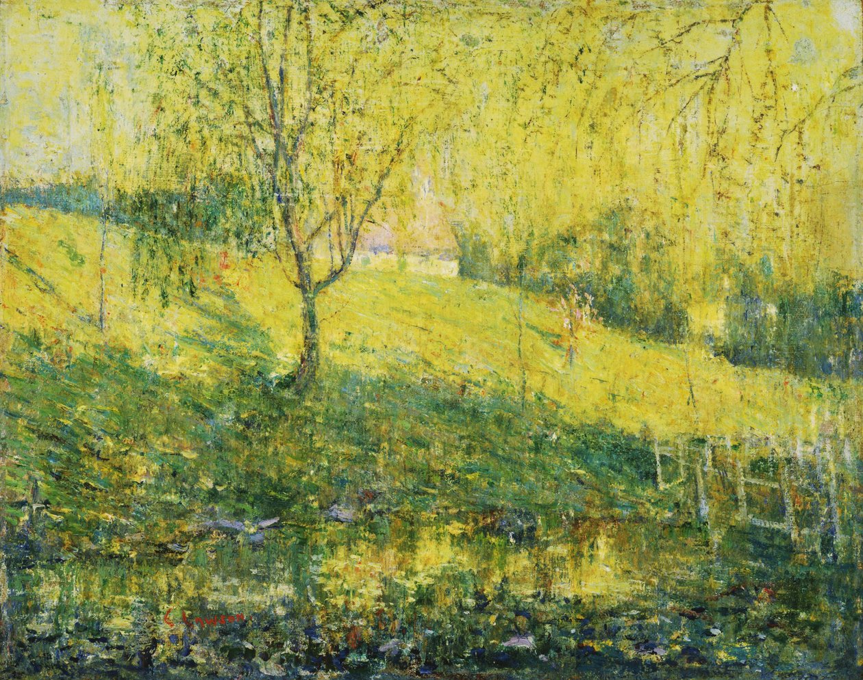 Wiosna autorstwa Ernest Lawson