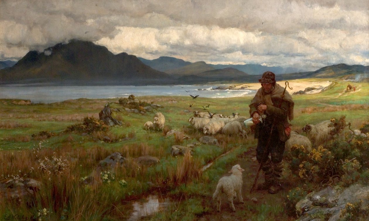 Sierota, 1888 r. autorstwa Ernest Albert Waterlow
