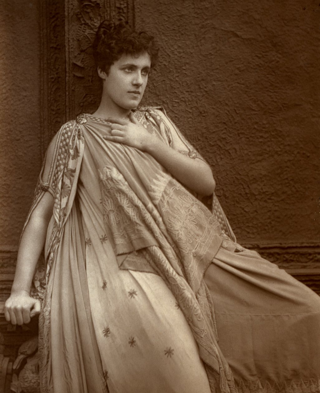 Julia Neilson, brytyjska aktorka, 1888. autorstwa Ernest Barraud
