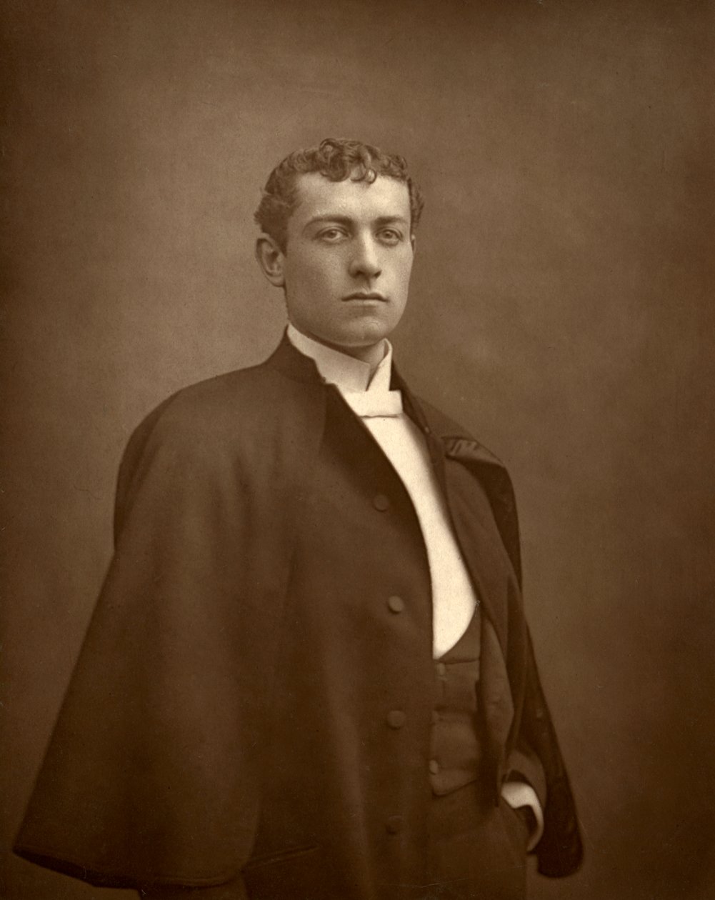 Lewis Waller, brytyjski aktor, 1887 autorstwa Ernest Barraud