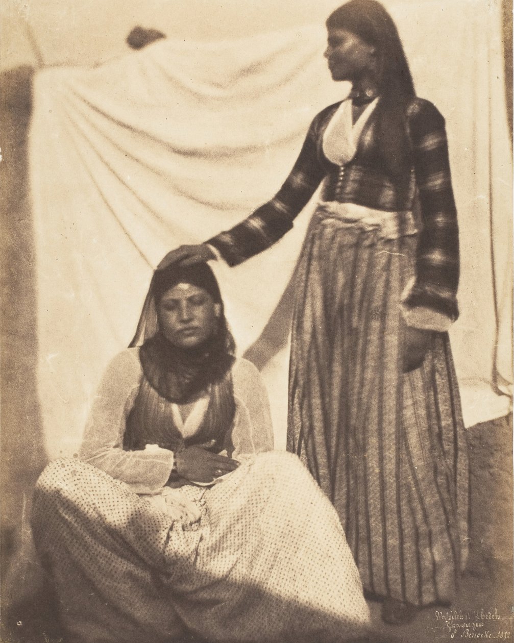 Wassileh i Lhedeh, Ghawagea, 1852. autorstwa Ernest Benecke