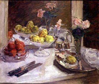 Martwa natura autorstwa Ernest Godfrinon