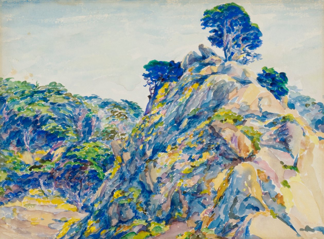 Point Lobos, koniec XIX-początek XX wieku. autorstwa Ernest Haskell