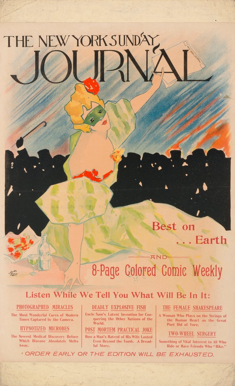 The New York Sunday Journal autorstwa Ernest Haskell