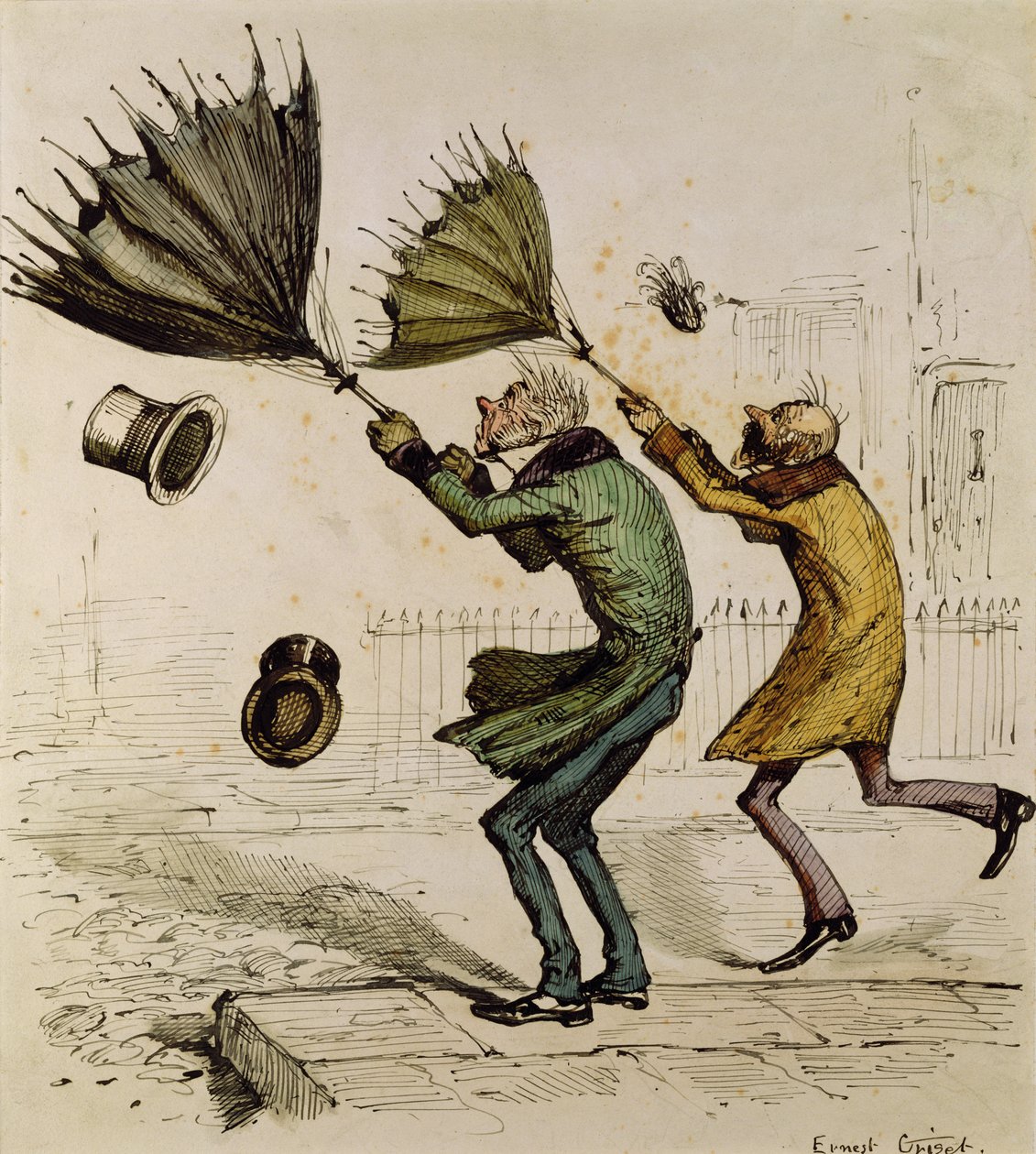 A Sudden squall autorstwa Ernest Henry Griset