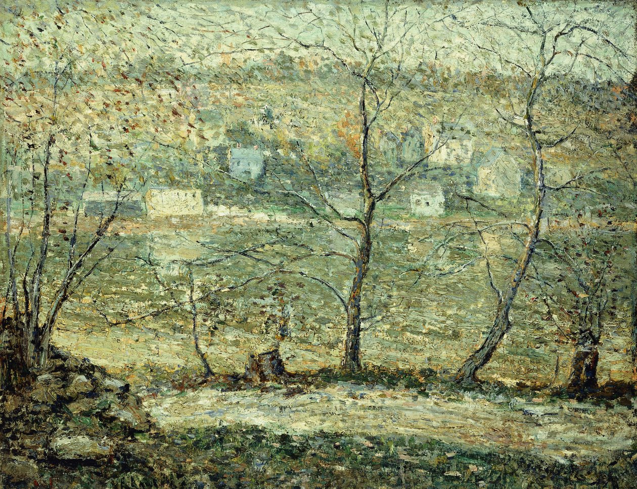Wzdłuż rzeki autorstwa Ernest Lawson