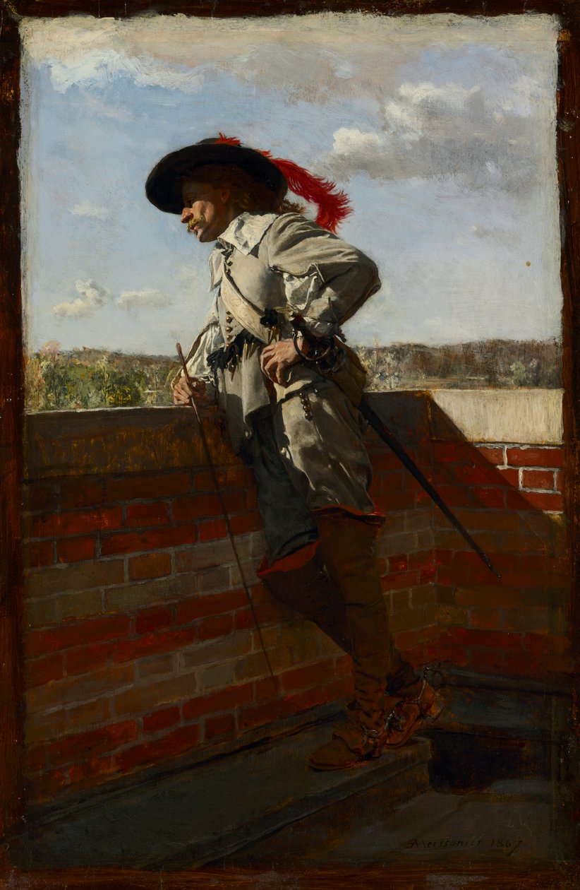 Na tarasie autorstwa Ernest Meissonier
