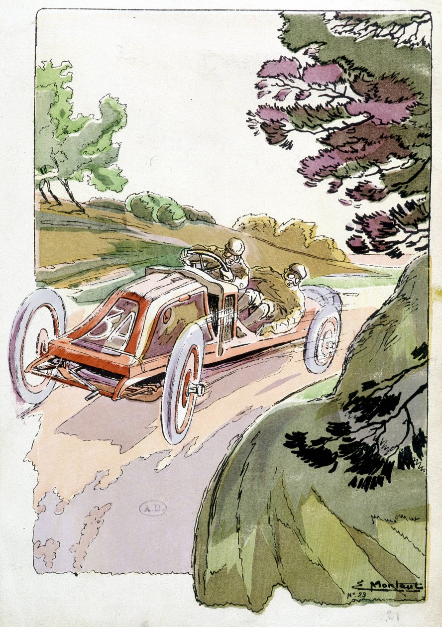 Obwód Sarthe w Renault autorstwa Ernest Montaut