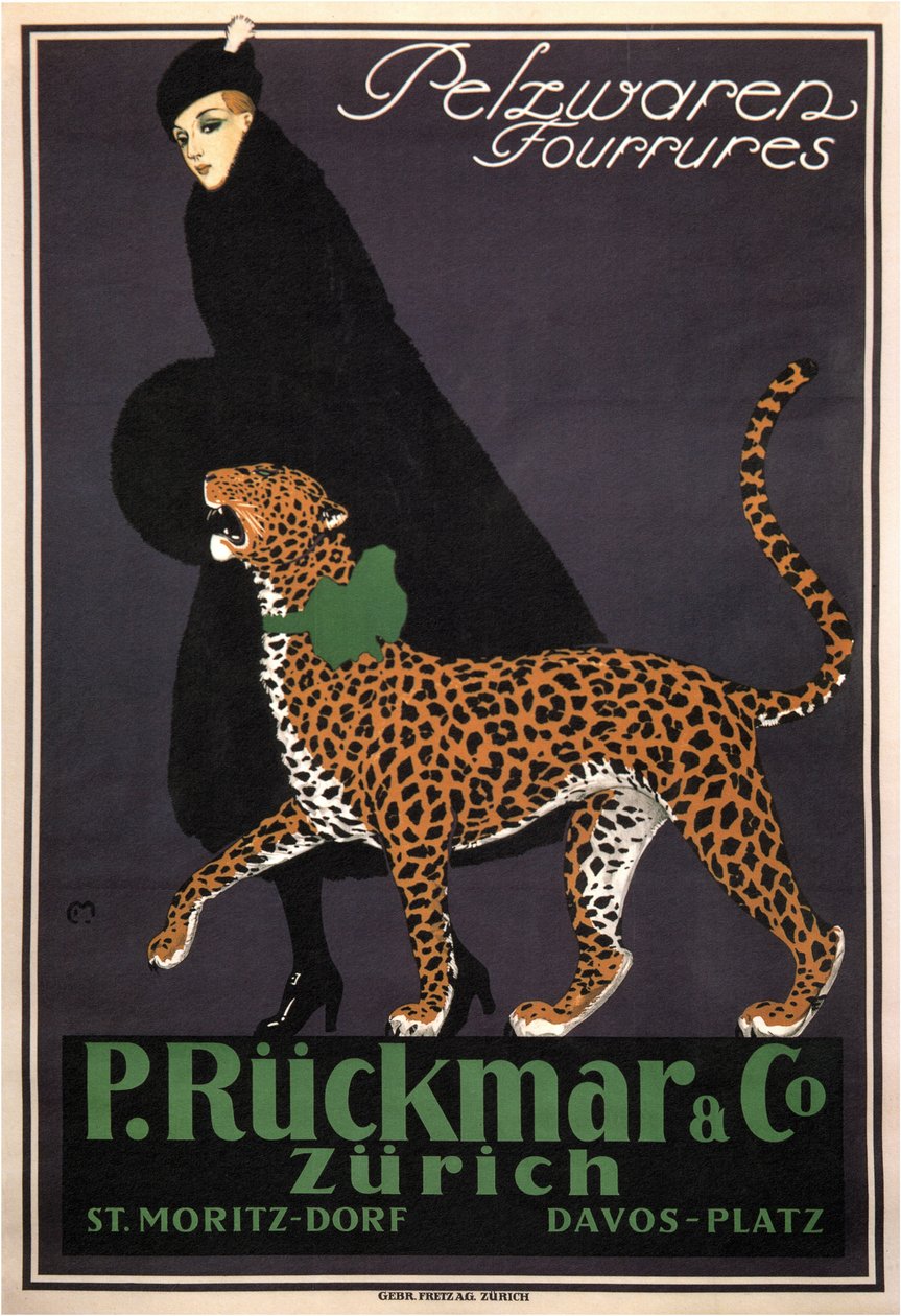 Wyroby futrzane P. Rückmar & Co, c. 1910 autorstwa Ernest Montaut