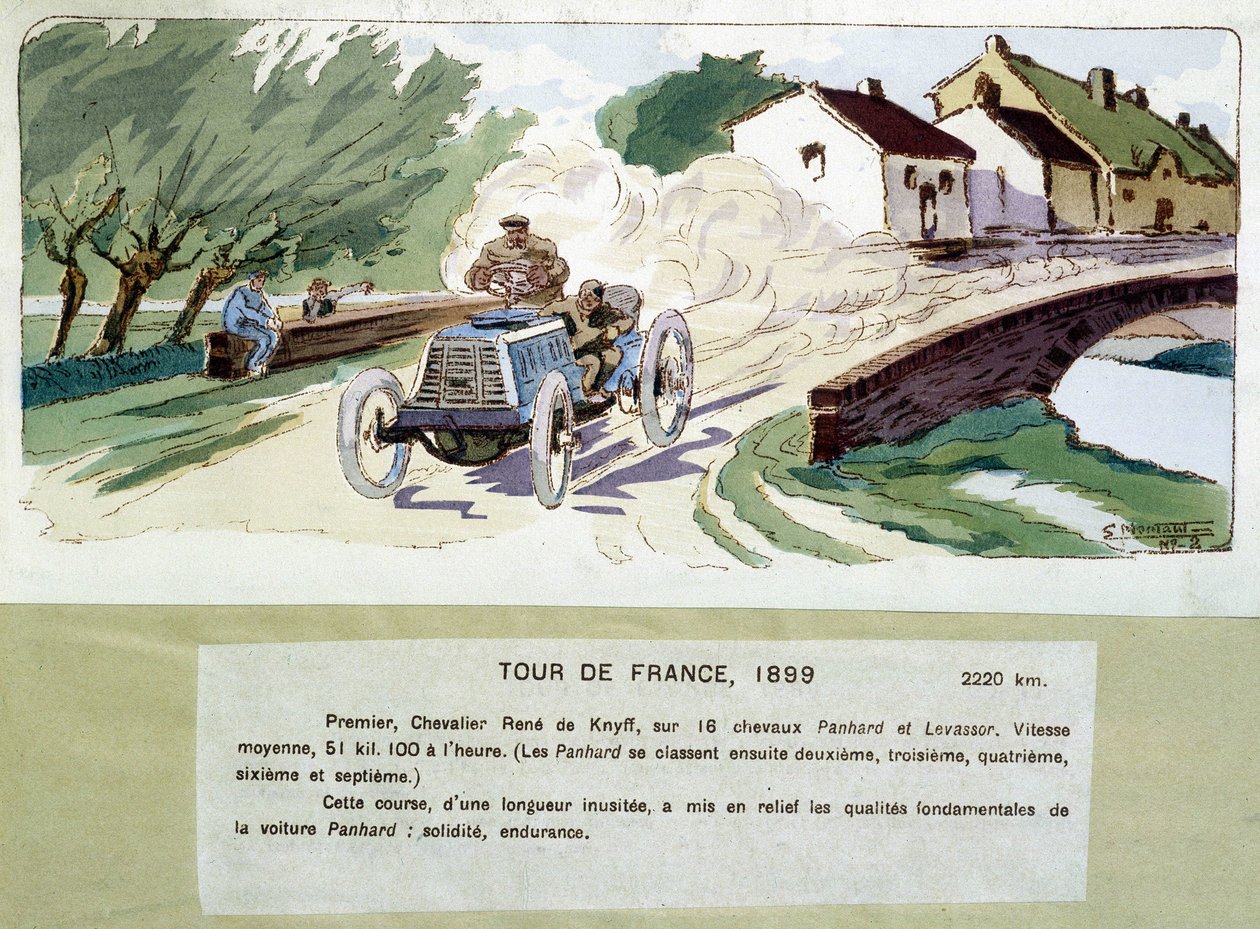 Wyścigi: Tour de France autorstwa Ernest Montaut