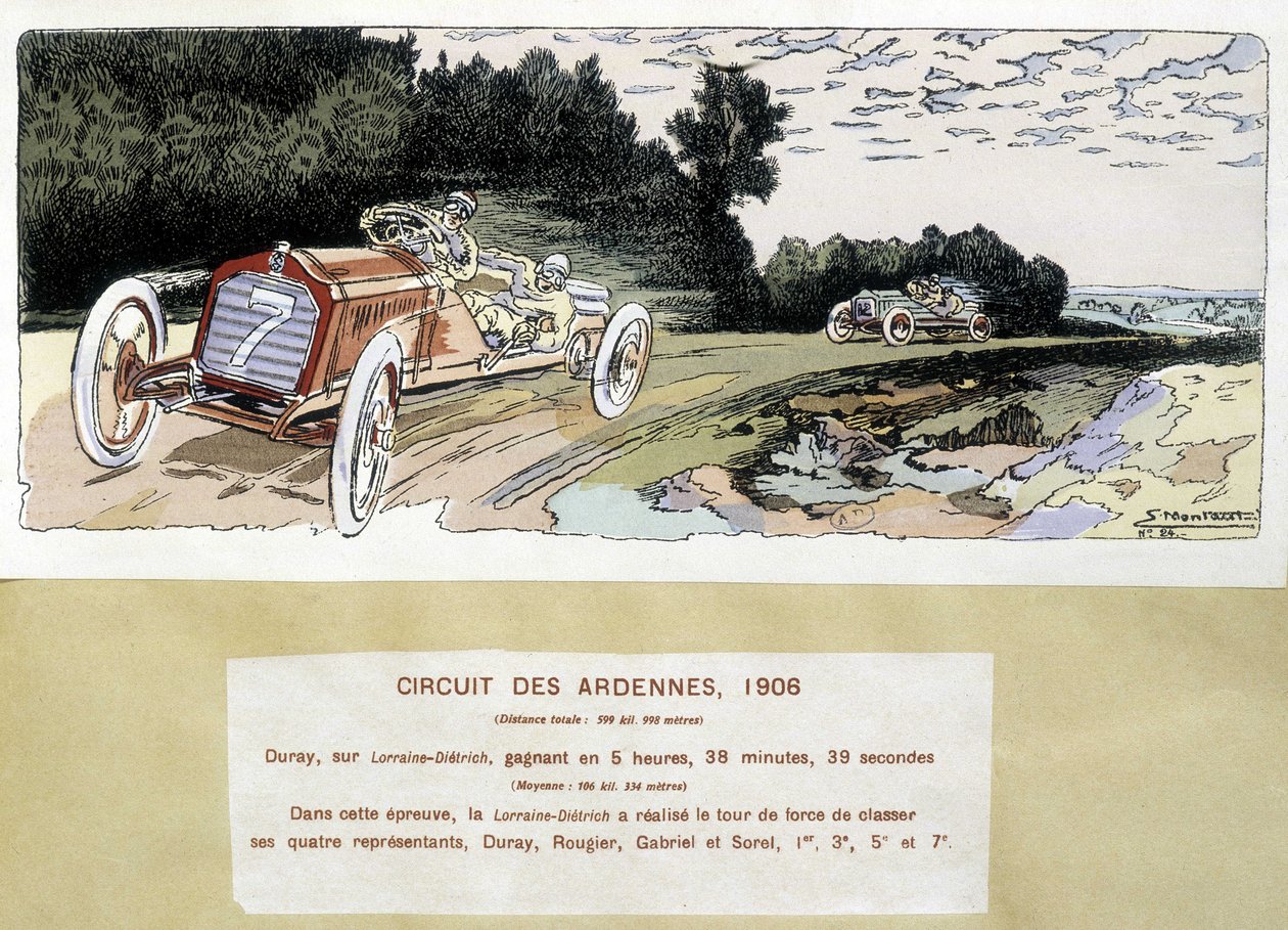 Tor w Ardenach autorstwa Ernest Montaut