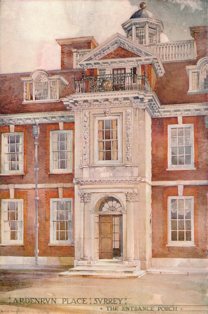 Ardenrun Place, Surrey, c1910 autorstwa Ernest Newton