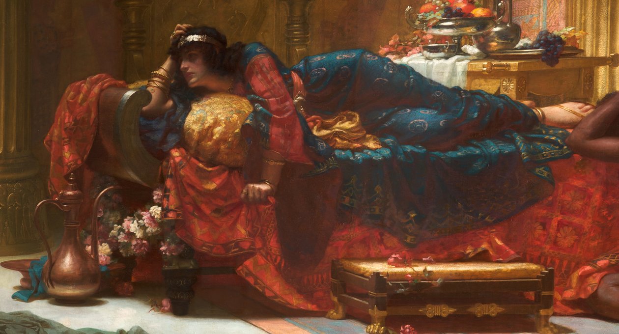 Vashti zdetronizowana autorstwa Ernest Normand