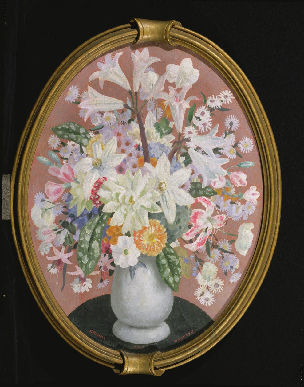Kwiaty w wazonie, 1927 autorstwa Ernest Procter