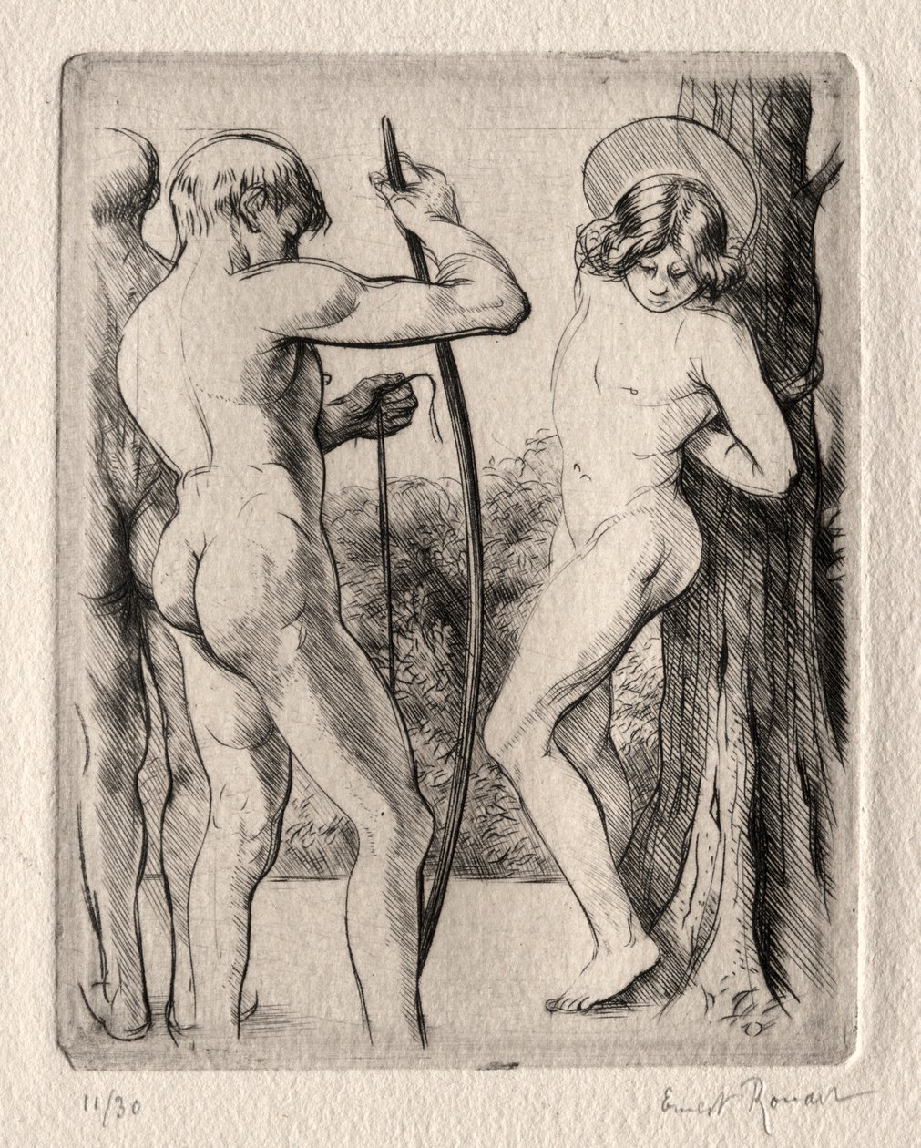 Męczeństwo świętego Sebastiana autorstwa Ernest Rouart