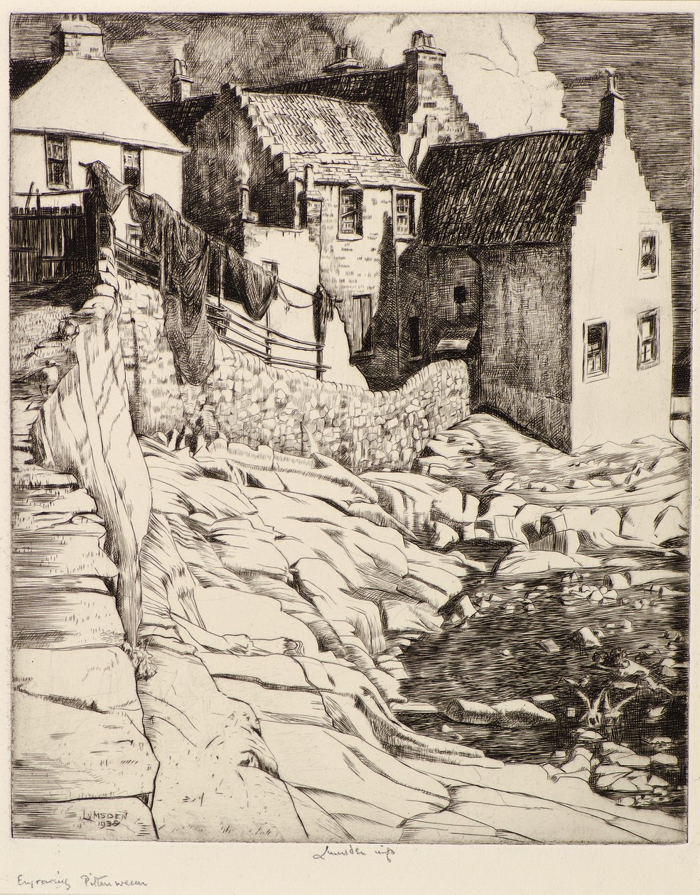 Pittenweem autorstwa Ernest Stephen Lumsden