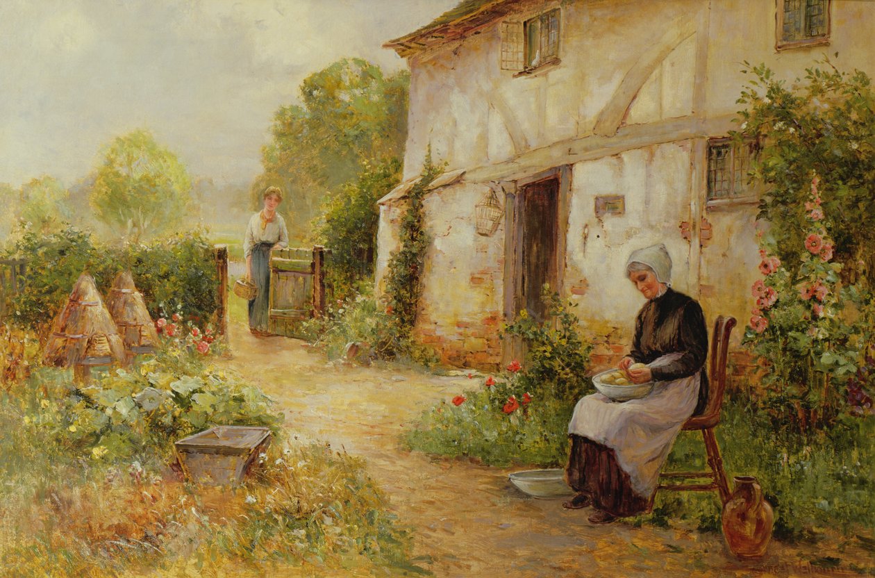 Obieranie Ziemniaków autorstwa Ernest Walbourn
