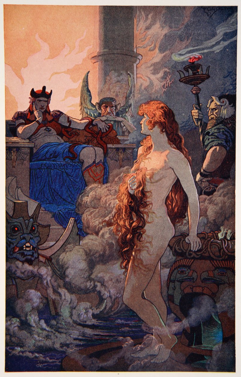 „Isztar w Hadesie”, 1915. autorstwa Ernest Wellcousins