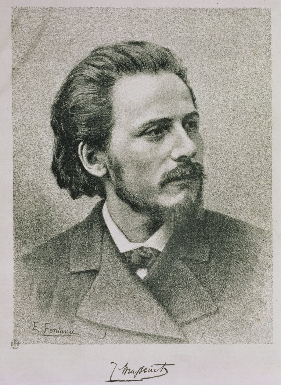 Jules Emile Massenet (1842-1912) autorstwa Ernesto Fontana