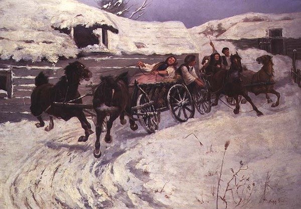 Wyścig Trojki autorstwa Erno Nagy