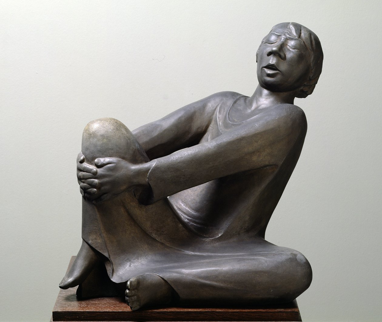 Śpiewający człowiek, 1928 (cynk) autorstwa Ernst Barlach