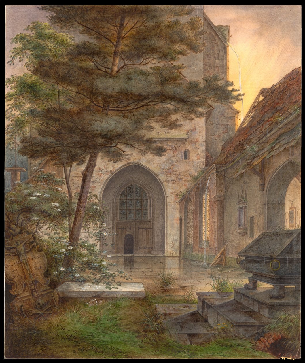 Portal Kościoła autorstwa Ernst Ferdinand Oehme