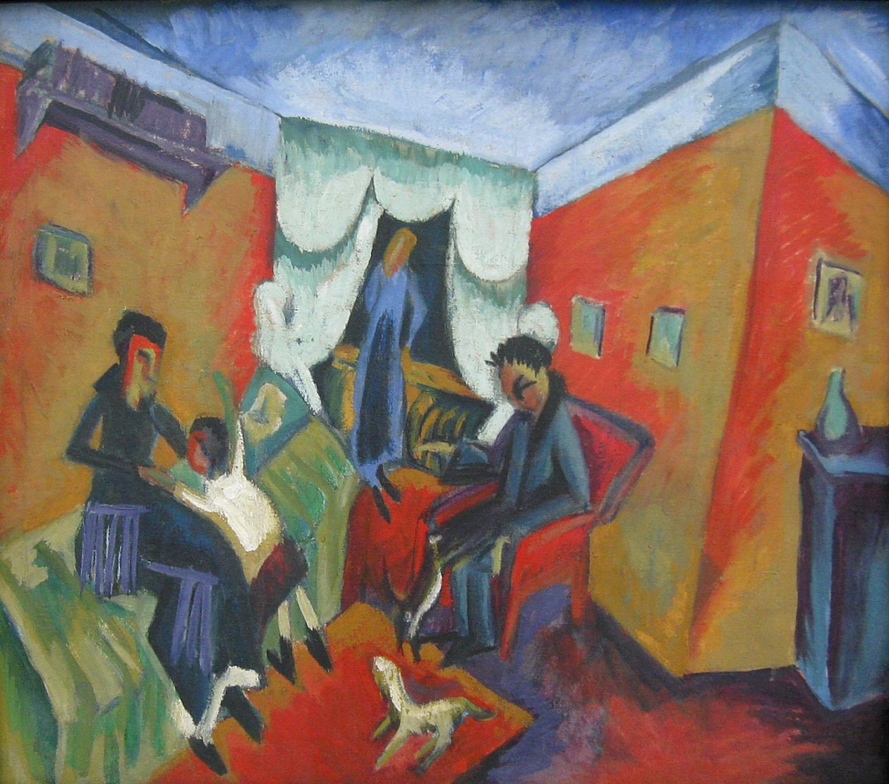 Wnętrze autorstwa Ernst Ludwig Kirchner