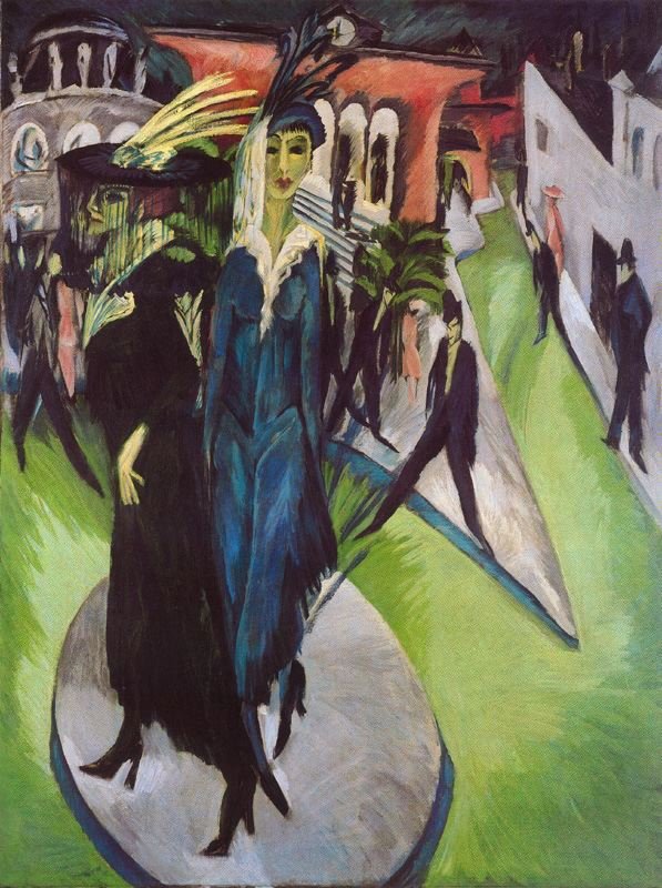 Plac Poczdamski autorstwa Ernst Ludwig Kirchner