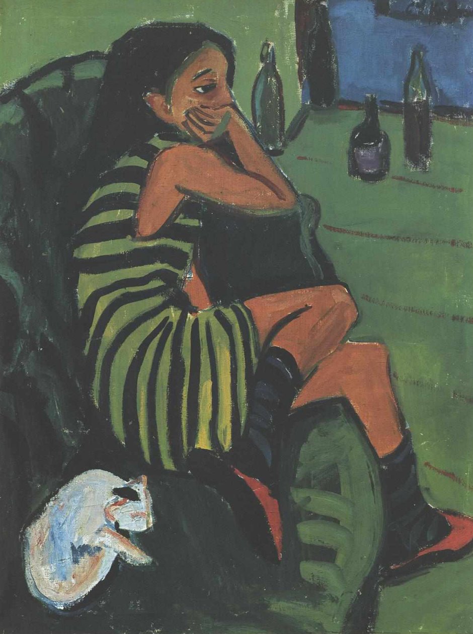 Artistin autorstwa Ernst Ludwig Kirchner