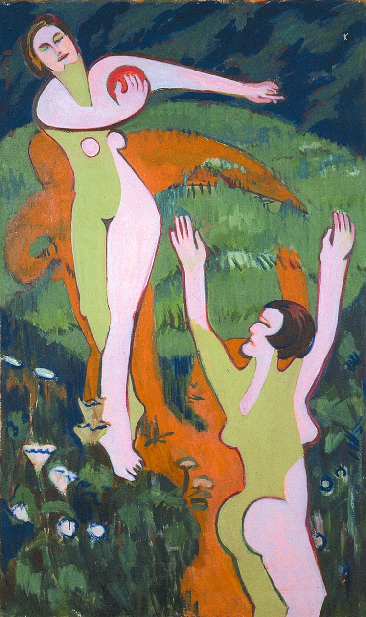 Piłkarze autorstwa Ernst Ludwig Kirchner